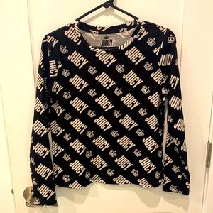 Juicy brand size large long sleeve shirt